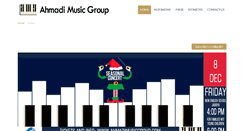 Desktop Screenshot of ahmadimusicgroup.com